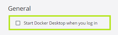Docker가 컴퓨터 구동과 함께 동시에 시작되지 않게 하기